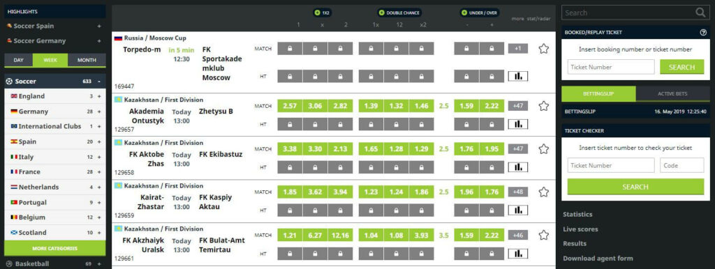 Betting Markets at Hamabet