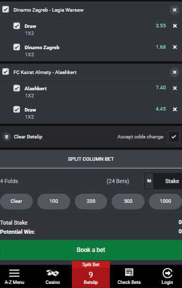 combined bet