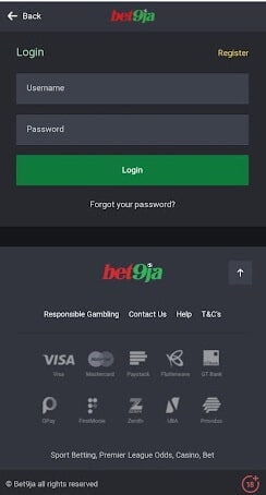 Mobile App Login 