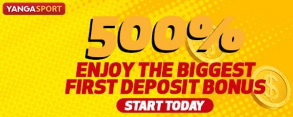 YangaSport First Deposit New Customer Bonus