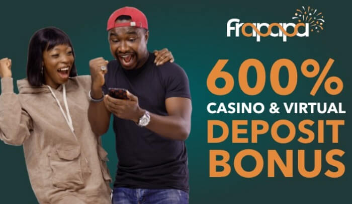 Frapapa Casino Welcome Bonus