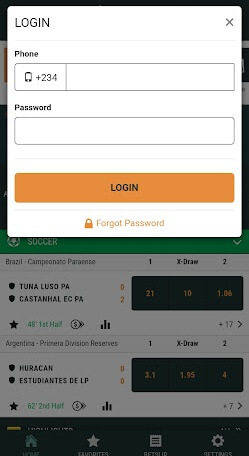 Frapapa Login Form