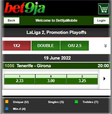 Bet9ja Book A Bet