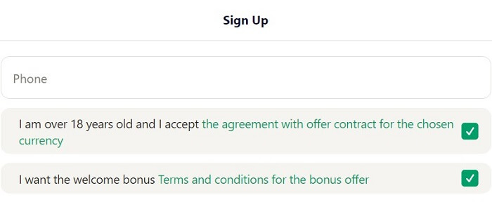 Parimatch Registration