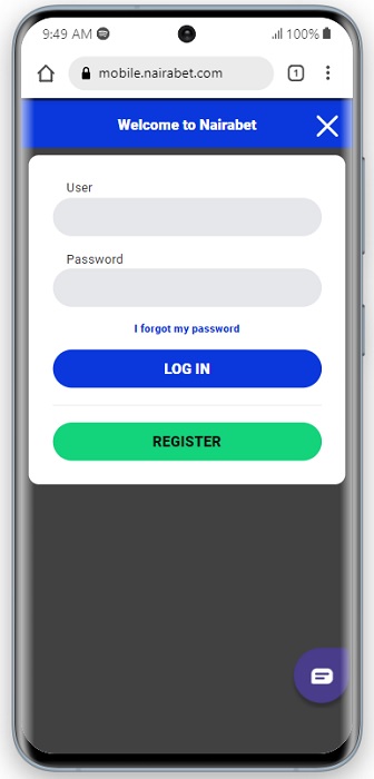 Nairabet login