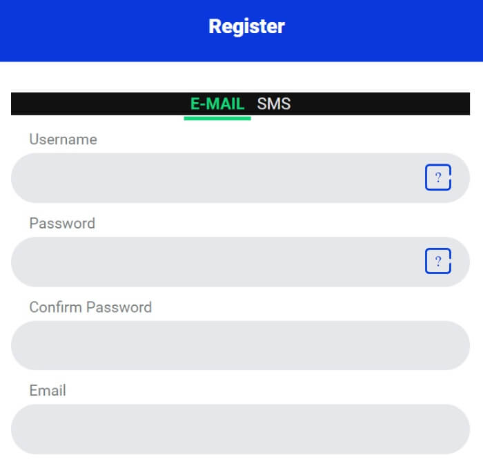 Nairabet Desktop Registration