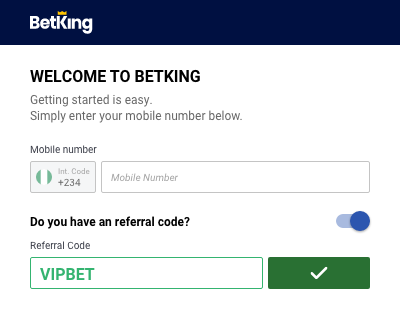 betking referral code