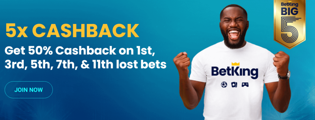 betking 5x cashback offer
