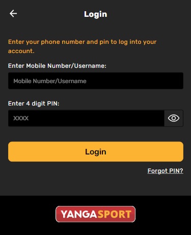 Yangasport Login