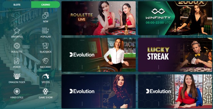 22bet Casino Markets