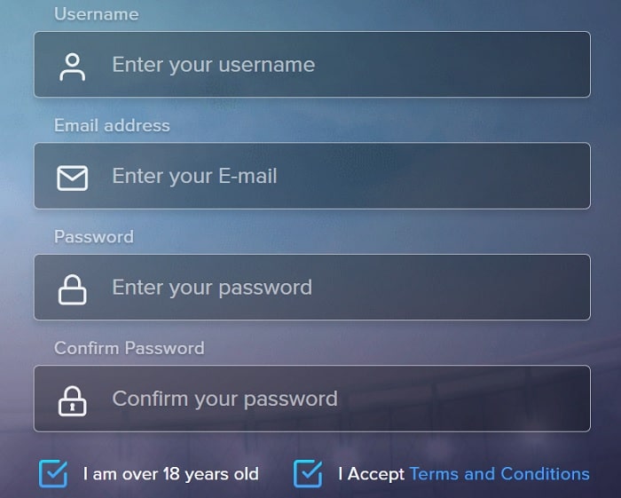 Mozzartbet Registration Form 