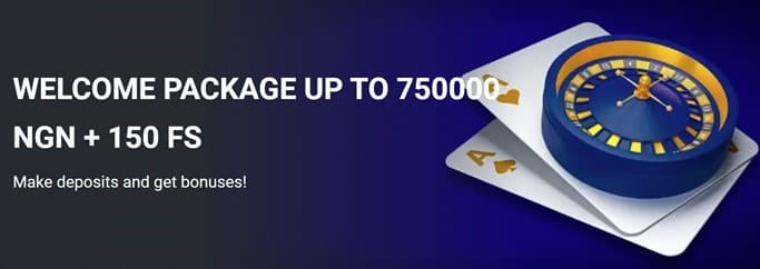 PariPesa Casino Welcome package up to NGN 750,000 + 150 FS
