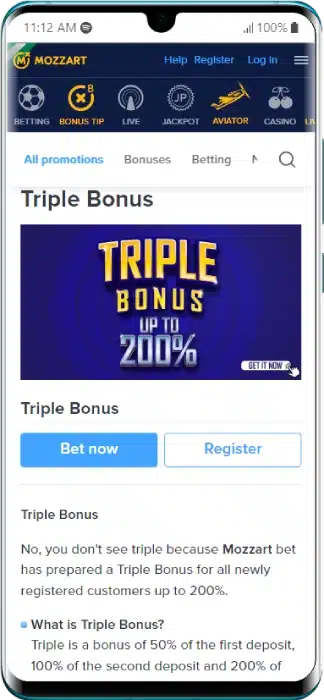 Mozzartbet Registration Bonus