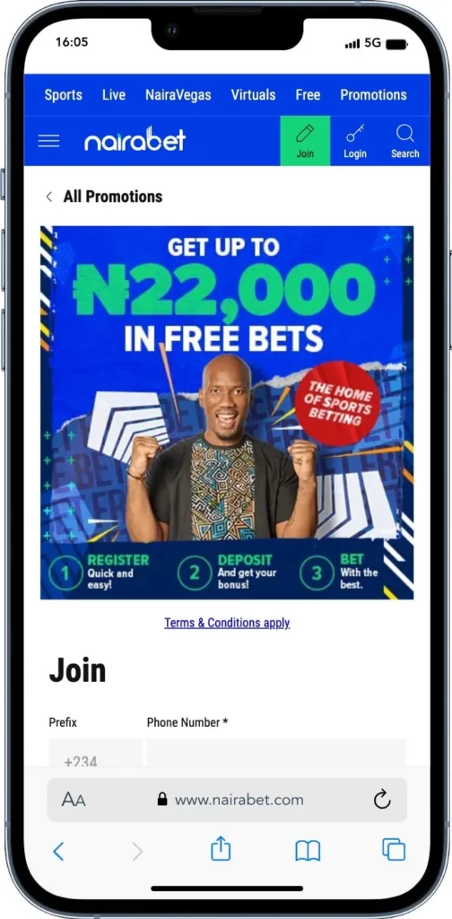 NairaBet Bonus Offer