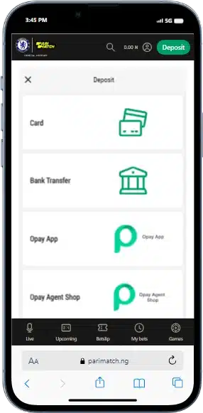 Parimatch Deposit Options