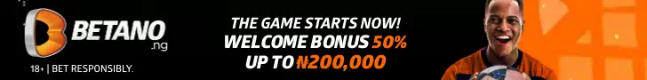 Betano Welcome Bonus 50% match of up to ₦200,000